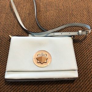 Kate Spade baby blue crossbody purse